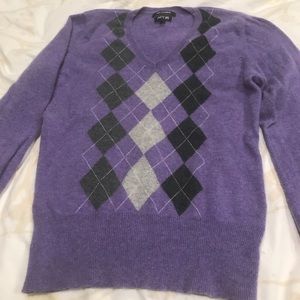 Cashmere Argyle Sweater